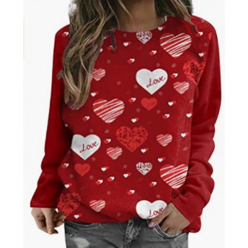 Casual 3D digitalprintet sweater til damer
