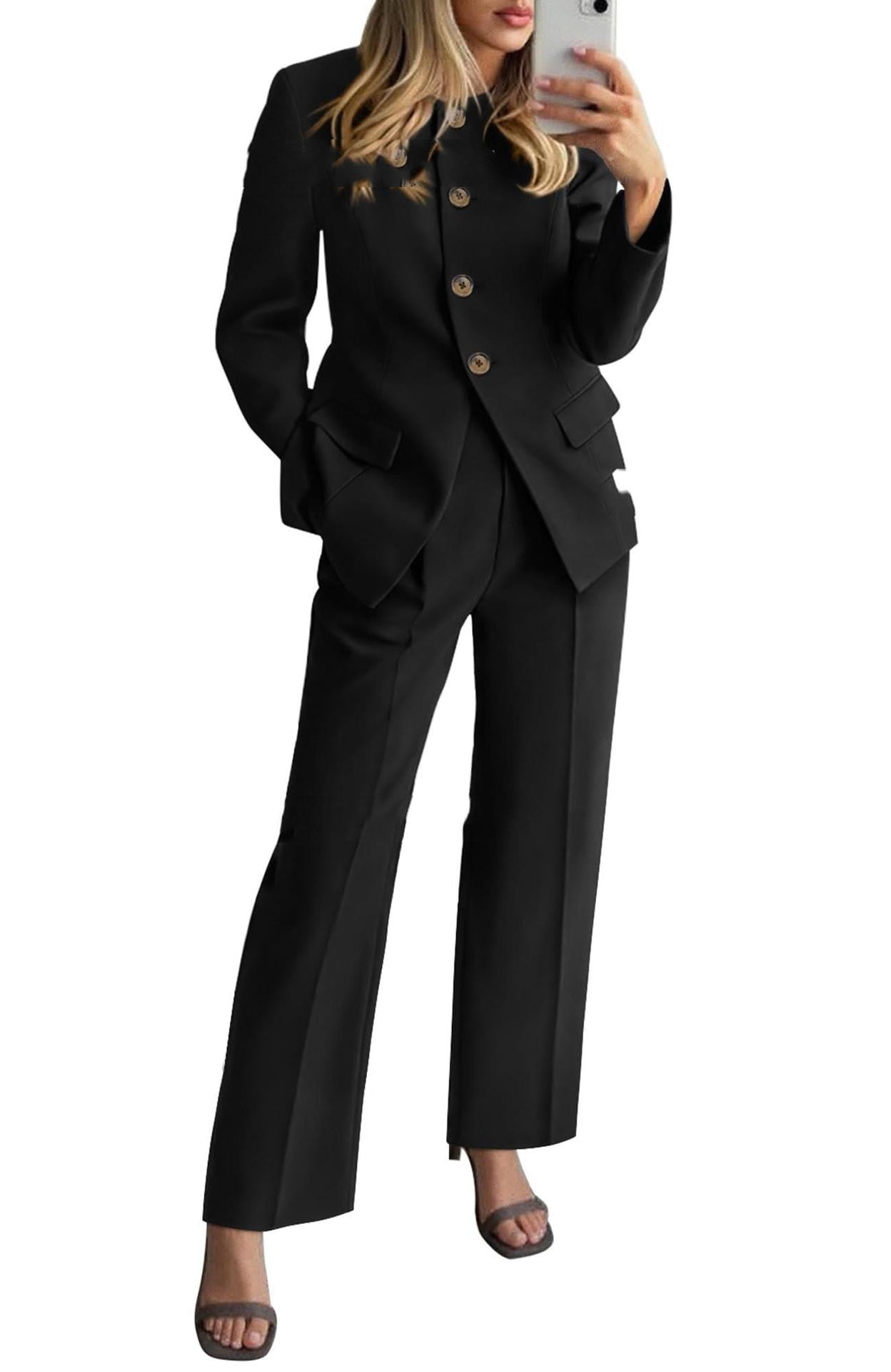 Pantsuit Workplace High-end Two-piece Set For Women