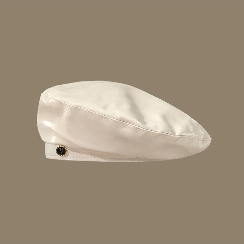 Bright Leather Berets For Children Art