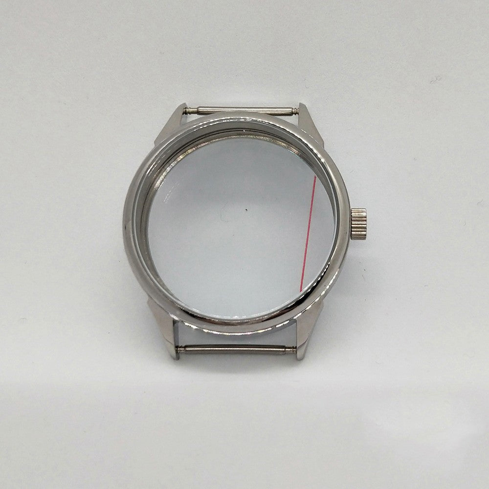 Silver Stainless Steel Shell Is Suitable For Eta6497 6498 Movement Sand Shell Light Shell