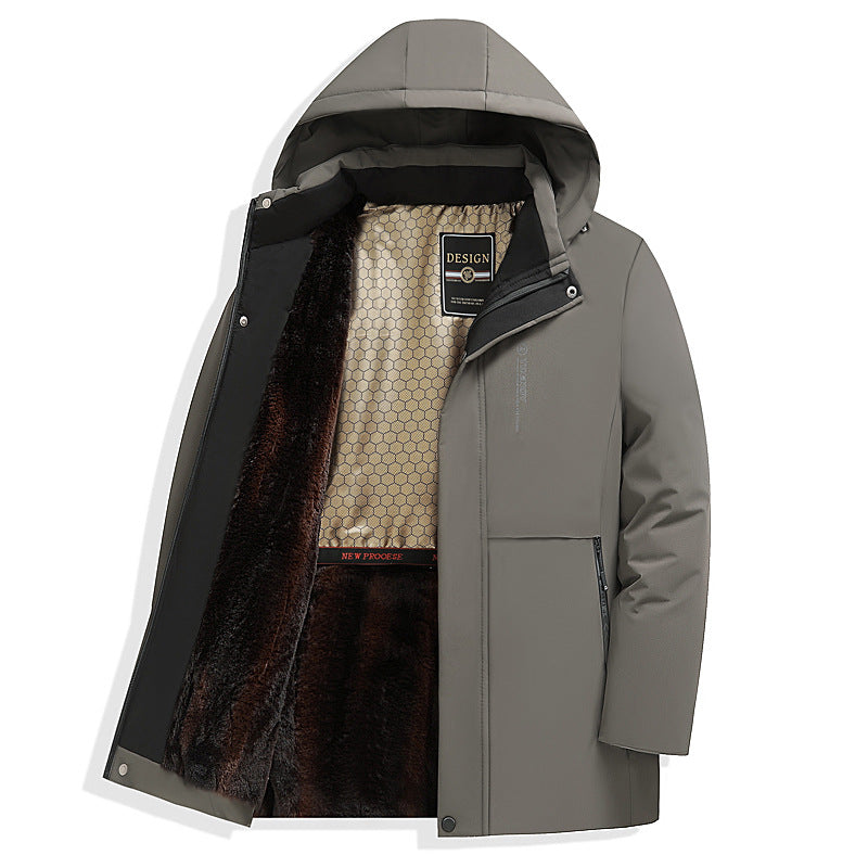 New Winter Mens Hooded Padded Jacket