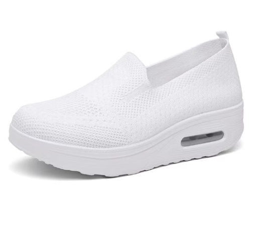 Mesh Air Cushion Gåsko til Damer Med Tykke Såler