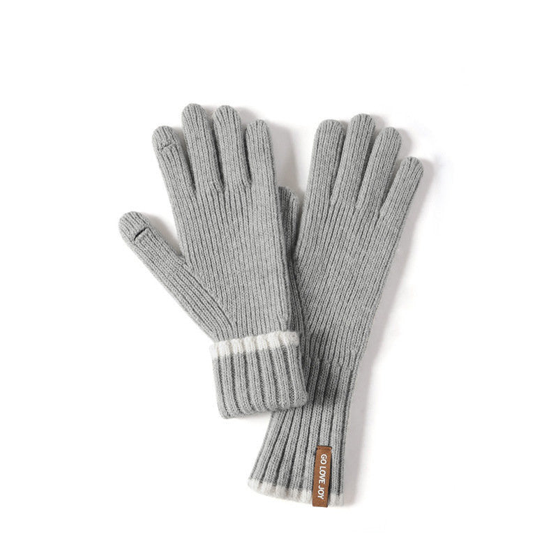 Women's Wool Knitted Long Gloves