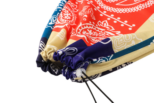 Yellow Cashew Flower Full Printing Nine Minutes Pants Beach Leisure
