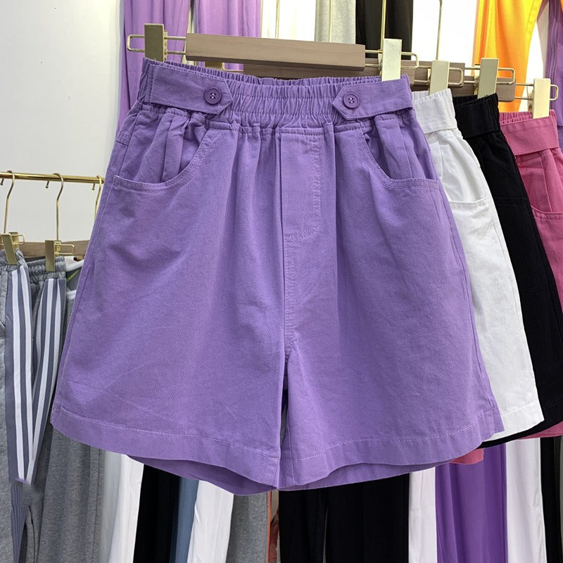Men's And Women's Fashion Simple Solid Color Loose Casual Pants