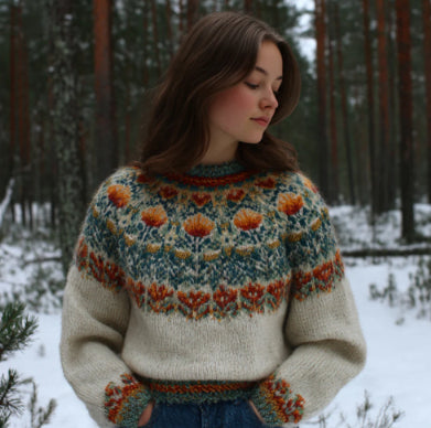 Womens Color Block Loose Fit Fashionable Crew Neck Sweater Top