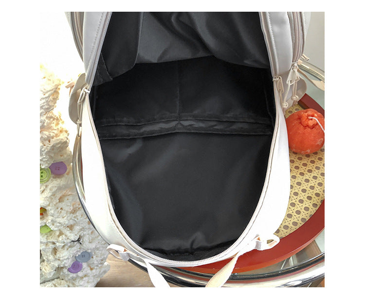 Vintage Student Street Cool Nylon Large Capacity Backpack