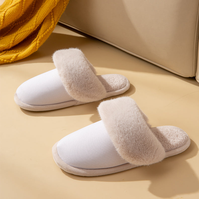 Removable Cotton Lovely Slippers In Winter