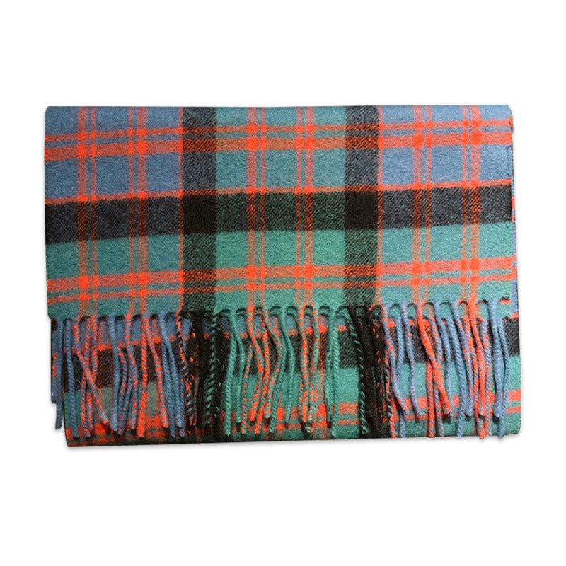 Edinburgh Scotland Edinburgh Plaid Scarf Winter New Wool Cashmere Warm