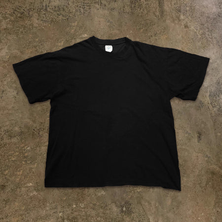 Pure Cotton Black And White Basic Solid Color Short Sleeve