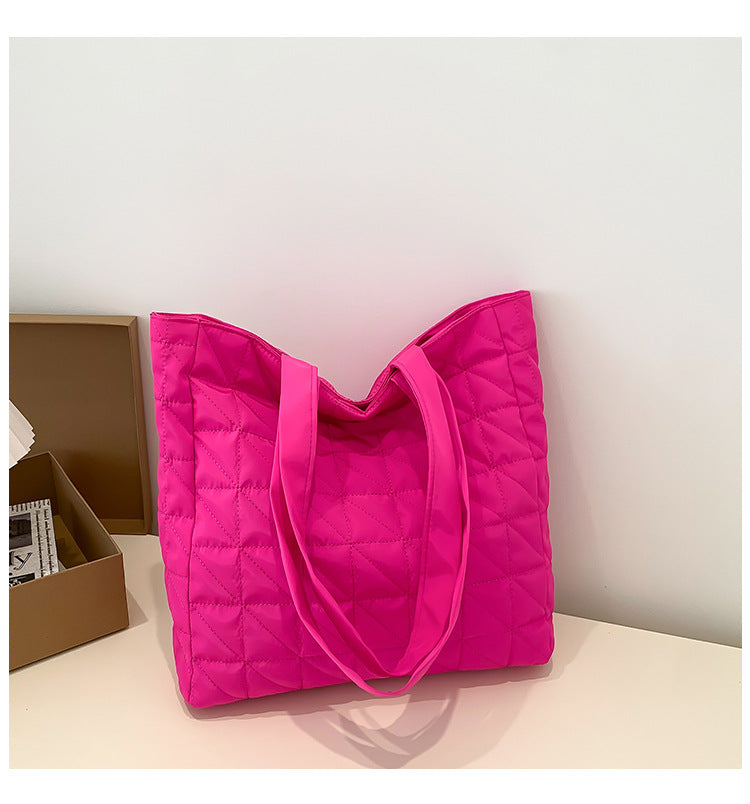 Simple Urban Large Capacity Women's Simple Embroidery Bag
