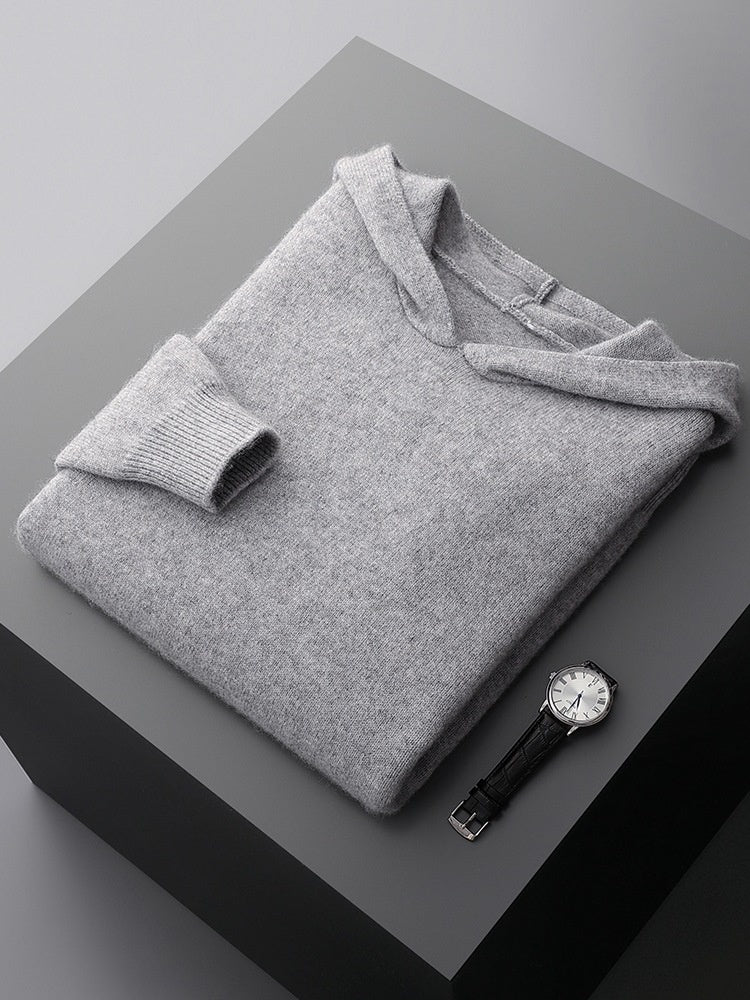 Men's Fashion Casual Knitted Hoodie