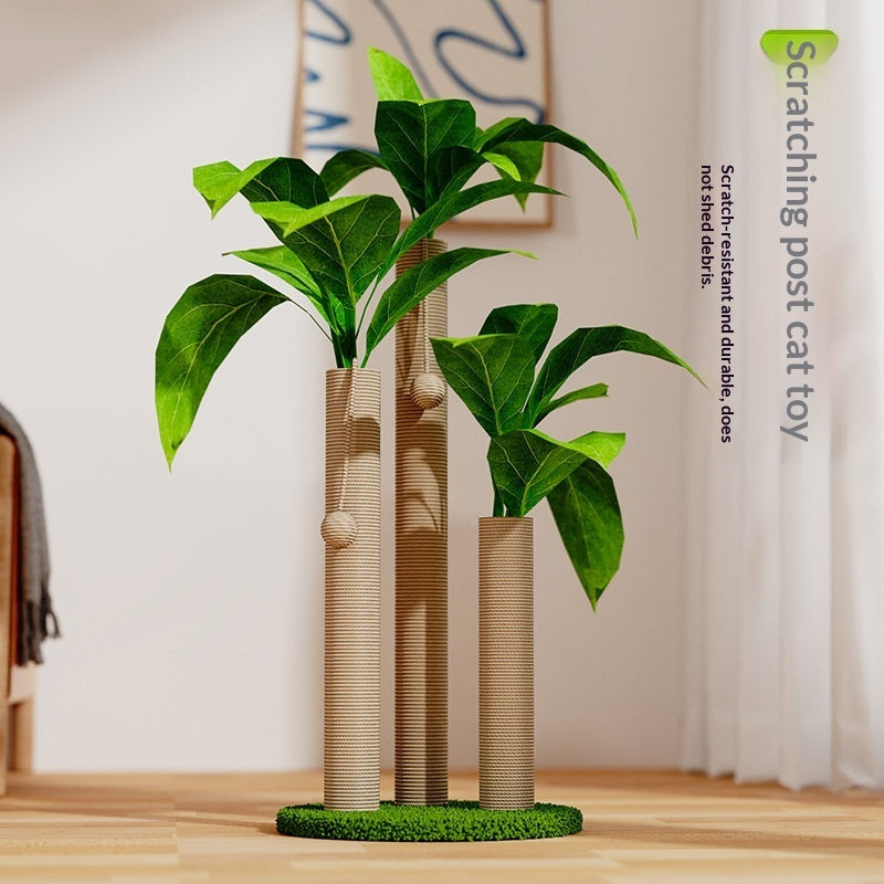 Coconut Tree Cat Scratcher And Cat Climbing Tower