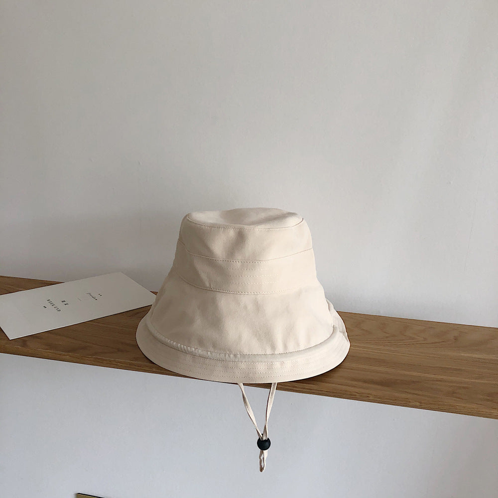 Big Brim Sun-proof Bucket Hat Lemon