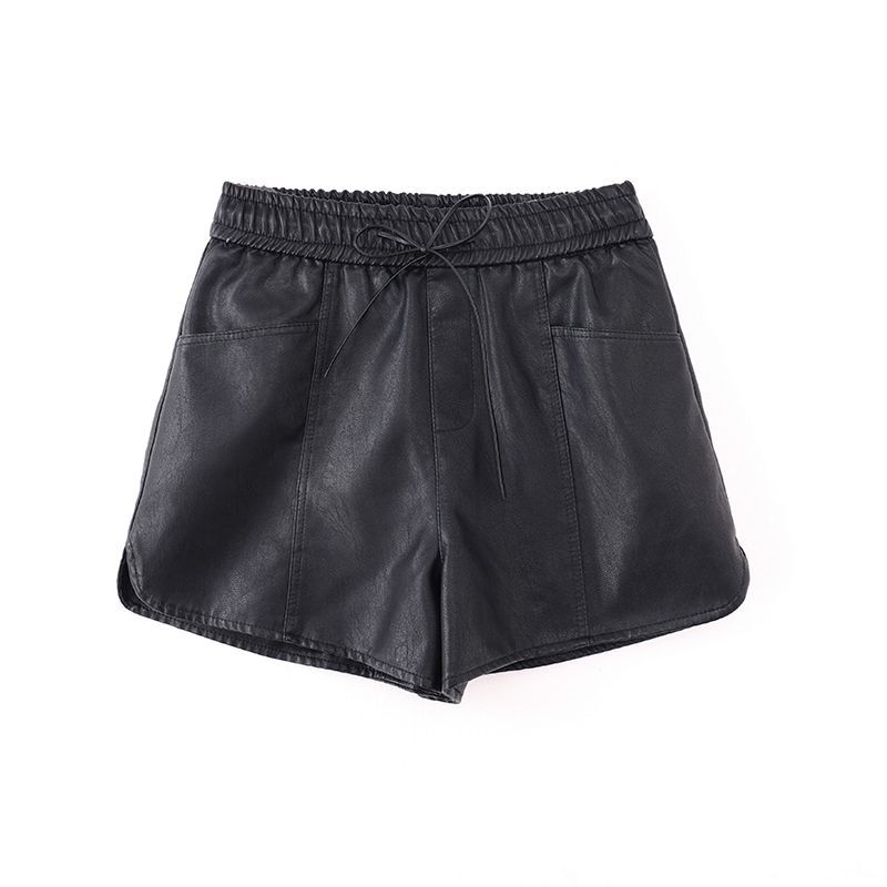 Elastic High-waisted Slimming Wide-leg Pants