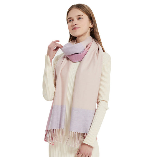 Fashion Look Dual-use Cashmere Plaid Scarf