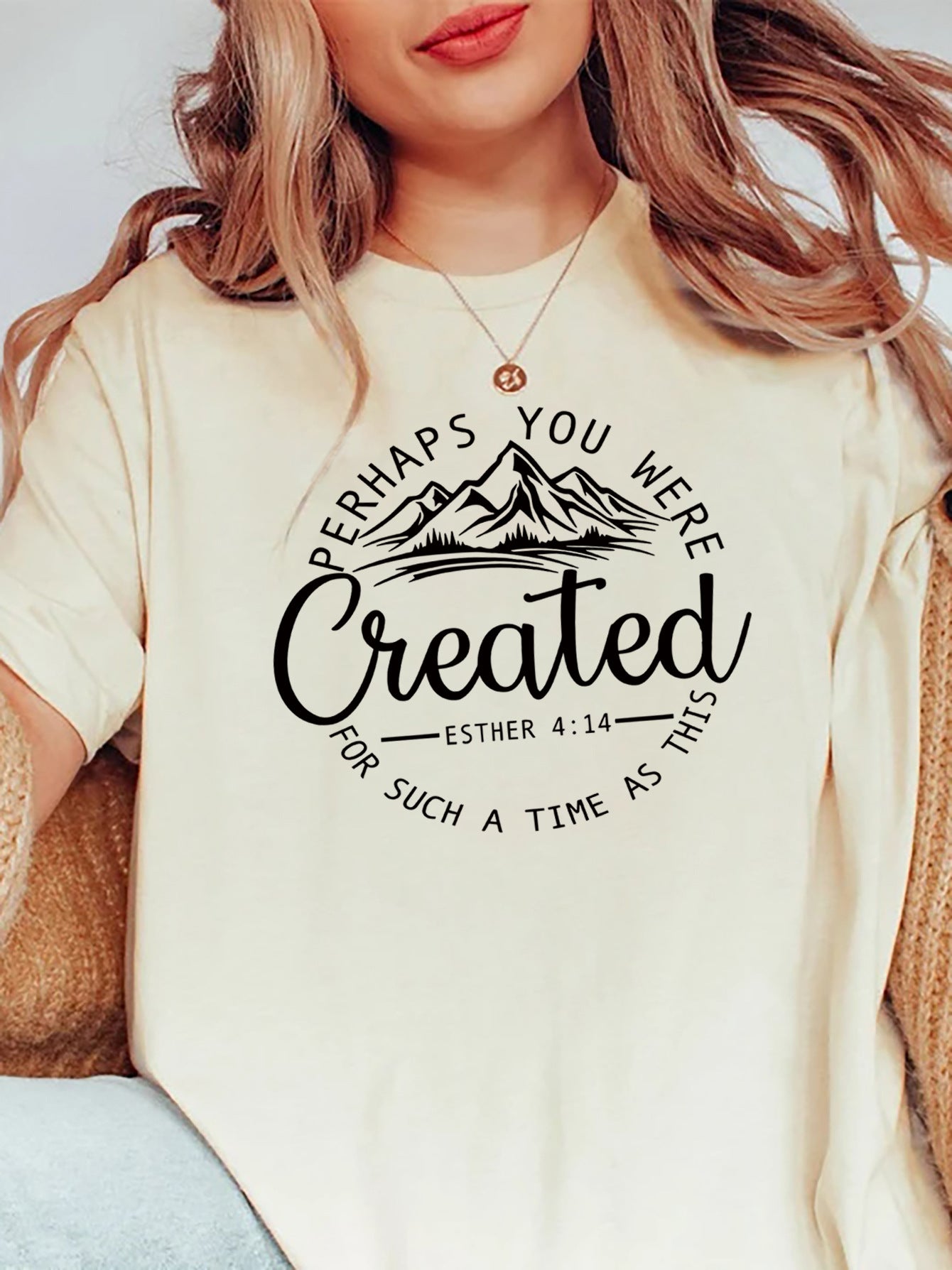 Women's Casual Round Neck Slogan Printed Short Sleeve