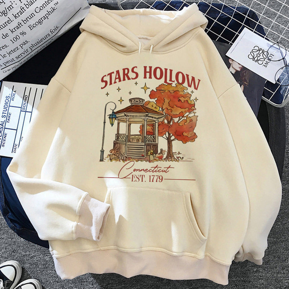 College Style Kiwi Fruit Girls' Hooded Pullover