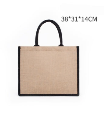 Laminated Waterproof Portable Burlap Bag