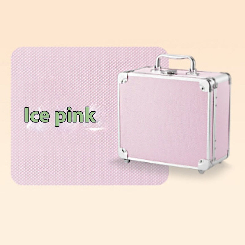 Large Capacity Make-up Bag LED Mirror Portable With Light