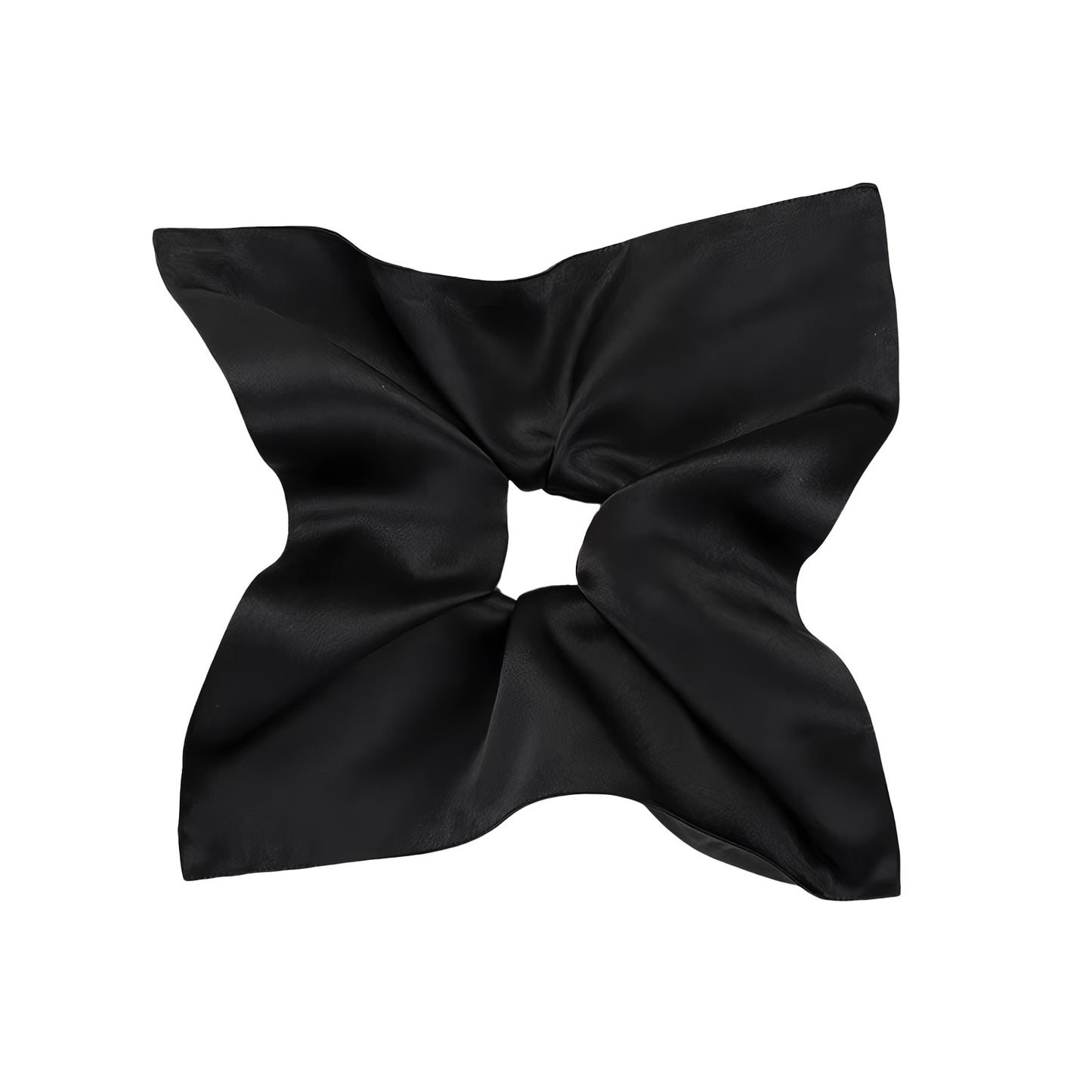Square Hair Ring Wind Model Hair Accessories Solid Color