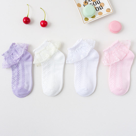 Lace  Socks Children's Thin Breathable