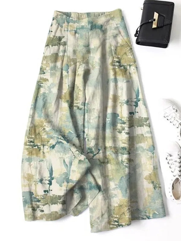 Wide Leg Culottes Loose Summer Women's Quick-drying Breathable Harem Casual Pants