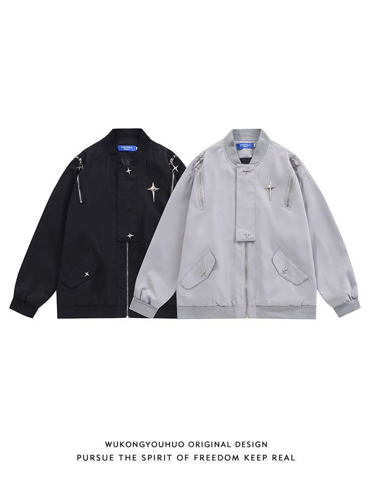 Retro Street Loose All-match Couple Casual Jacket