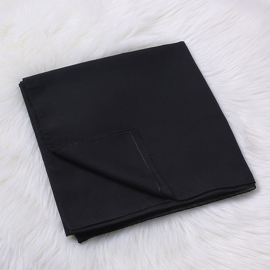 Monochrome Cotton Yarn Cotton And Linen Ladies Headscarf