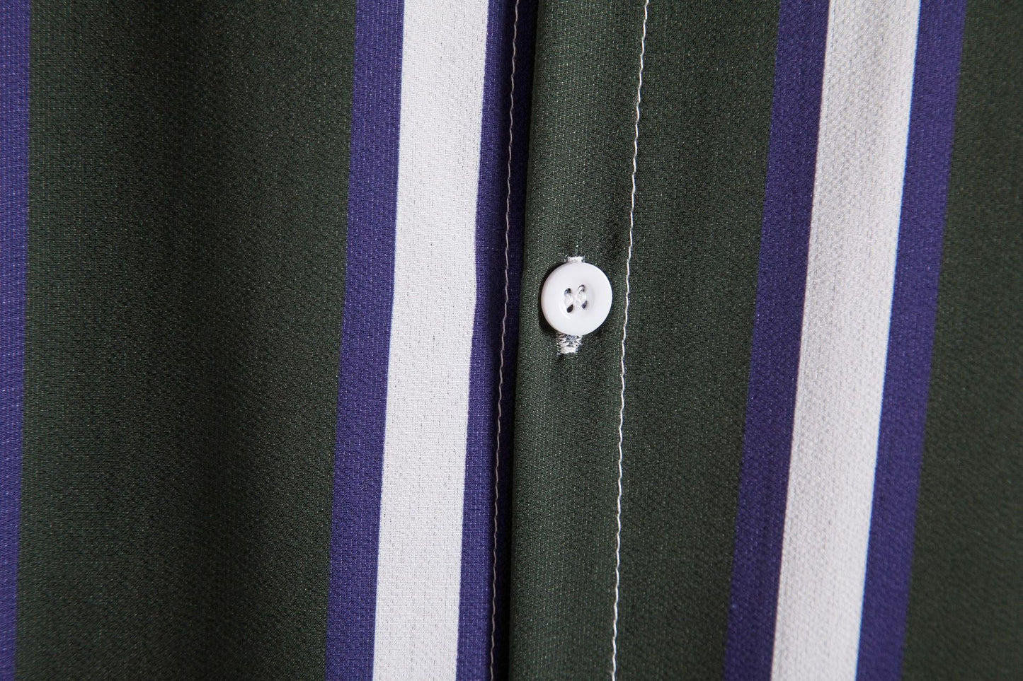 Striped Shirt Men's Casual Short Sleeves