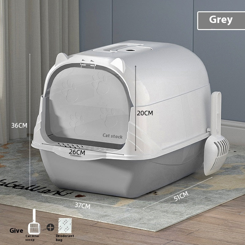 Oversized Enclosed Litter Box