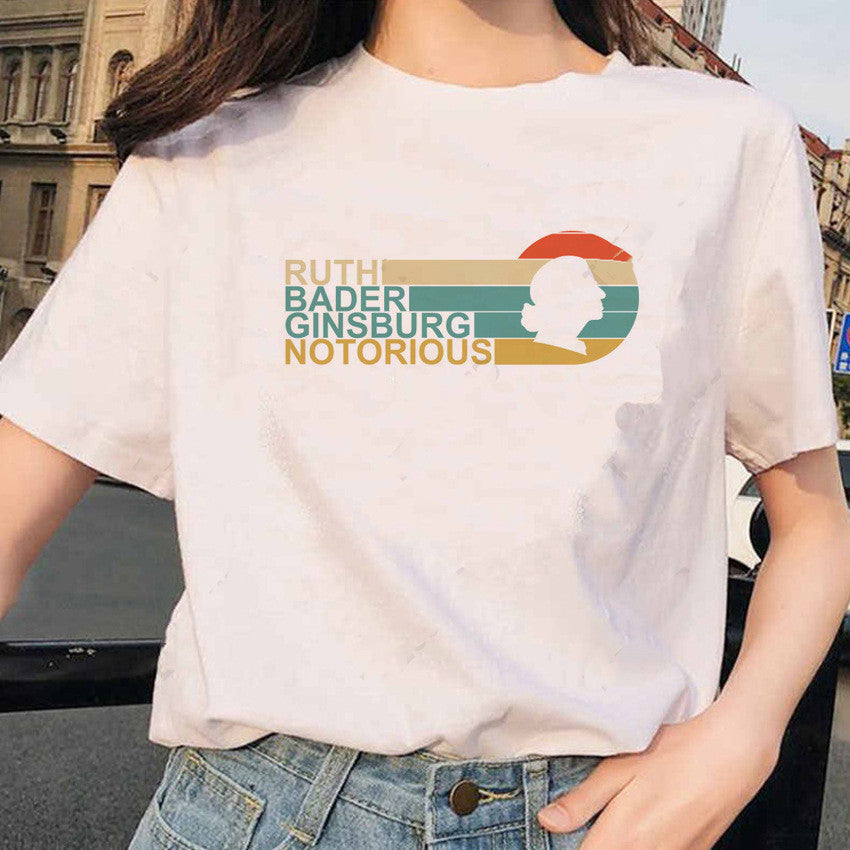 Women's Creative Print Modal Short Sleeve
