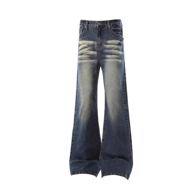 Womens Retro Flared Fashion Casual Jeans