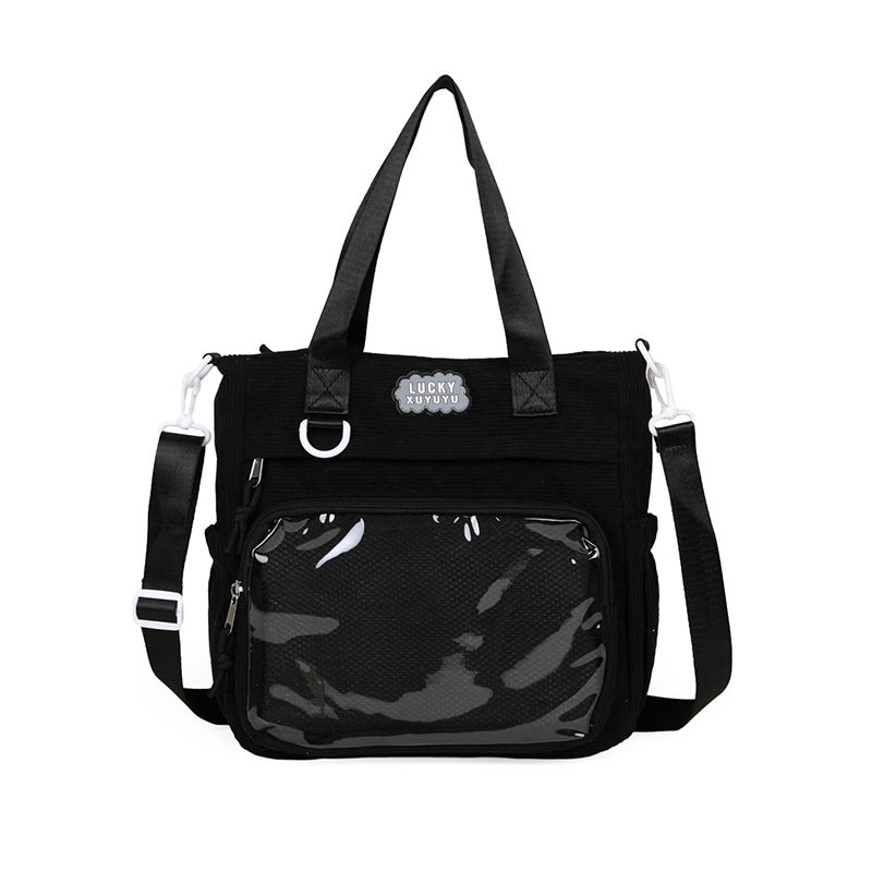 Crossbody Large Capacity Two-dimensional Student Party Bar Bag Japanese Transparent