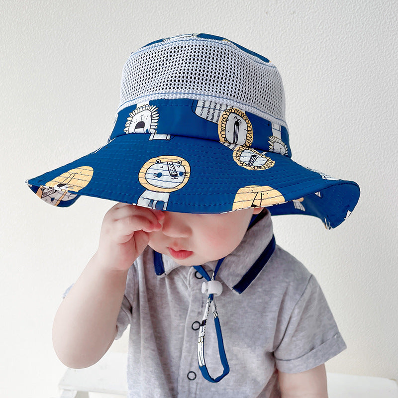 Summer Thin Breathable Mesh Bucket Hat