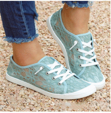 Summer New Style Black Lace Breathable And Comfortable Flat Sandals