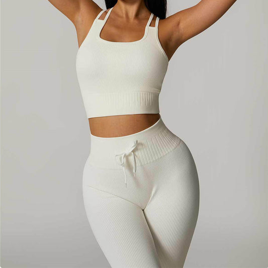 Fashion Candy Colour Yoga Trousers Casual Exercise