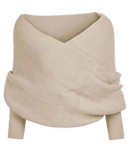 Winter Knitted Fashion Cardigan Nylon Shawl