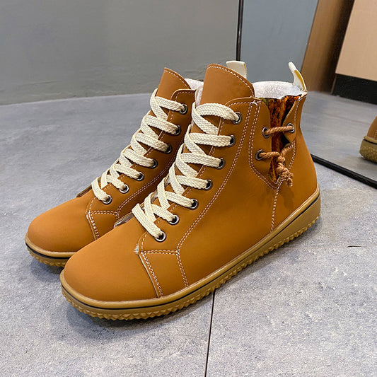 Ankle Boots For Women Lightweight Comfortable Soft Sole Zip Shoes