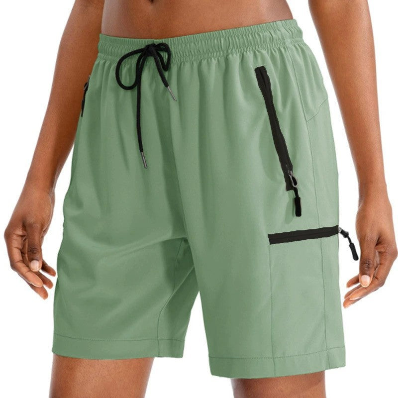 Outdoor Leisure Loose Track Pants Running Fitness Workout Stretch Quick-drying Shorts For Women