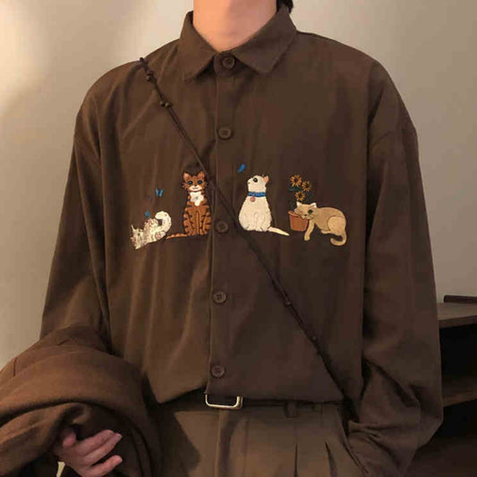 Long Sleeved Men's And Women's Shirts
