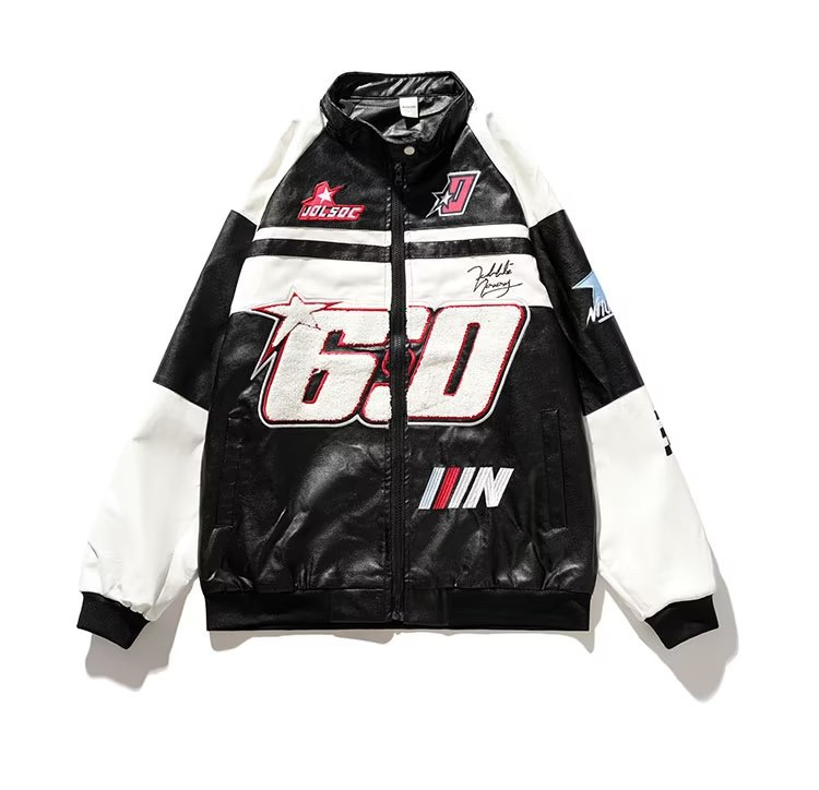 Youth Fashion Loose Lapels Baseball Uniform Jacket