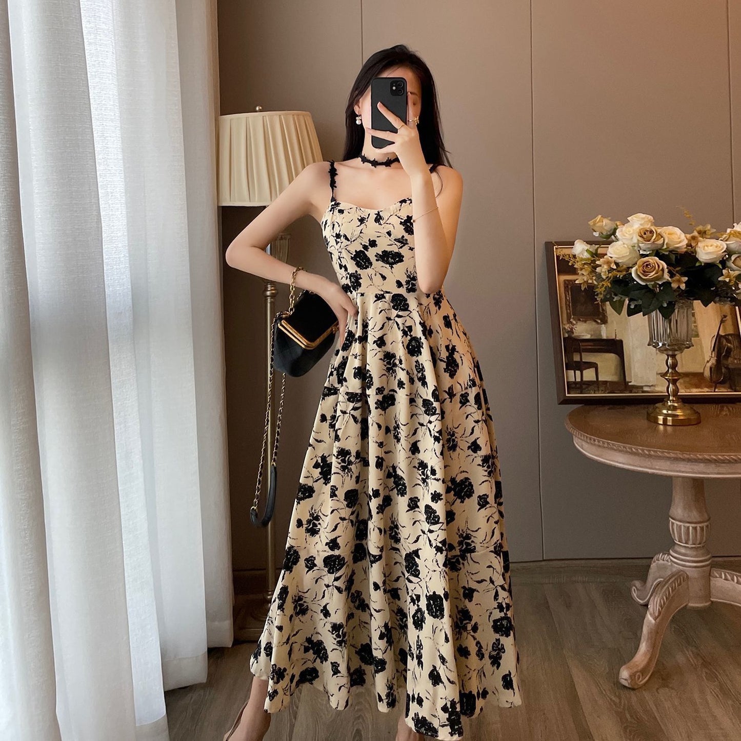 Spring New Arrival French Retro Hepburn-style Elegant Two-piece Set