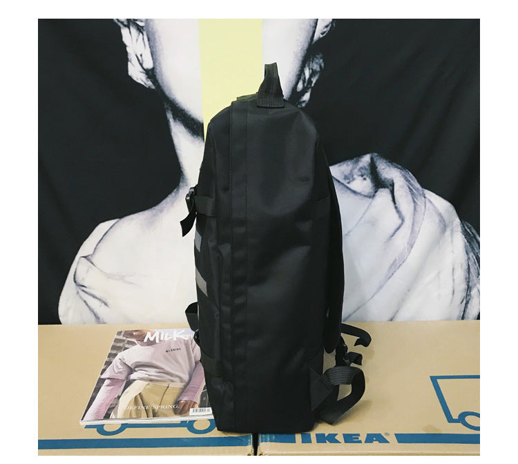 Multi-functional Retro Portable Crossbody Solid Color Reflective Backpack