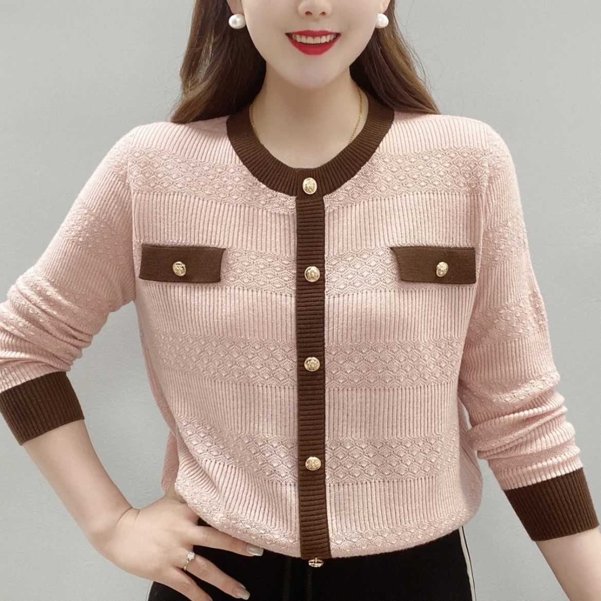 Women's Knitwear Spring And Autumn Western Style All-matching