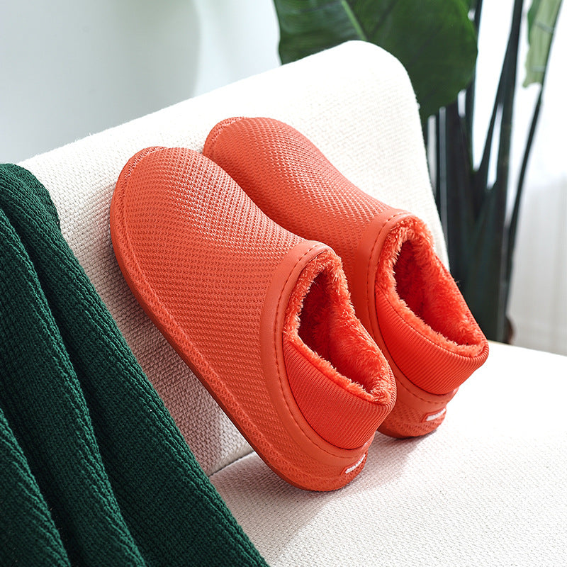 New Autumn And Winter Cotton Slippers Household EVA Waterproof And Non-slip