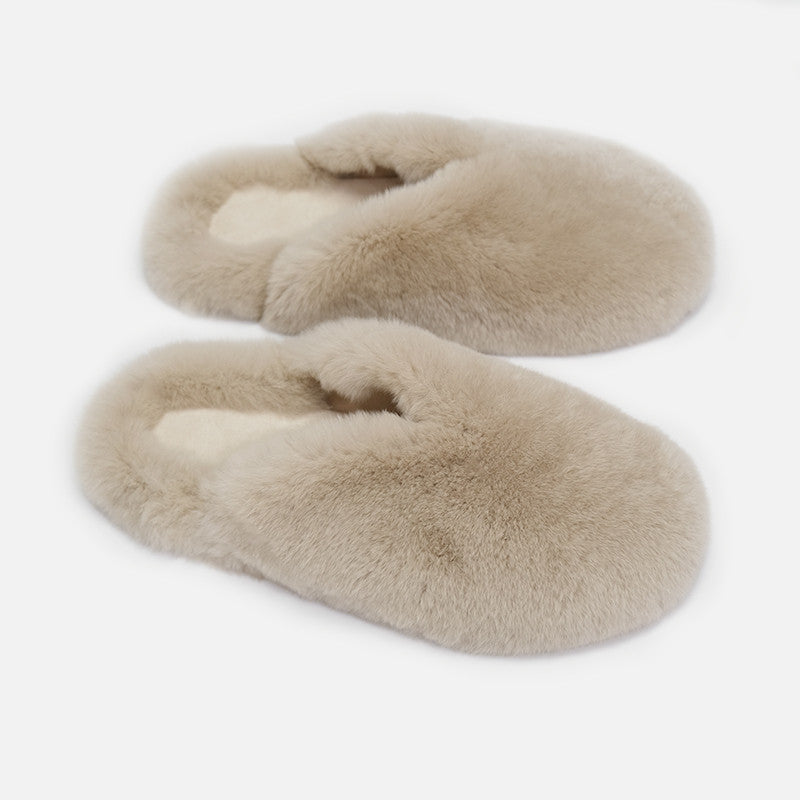 Home Slippers Baotou Warm, Non-slip And Silent