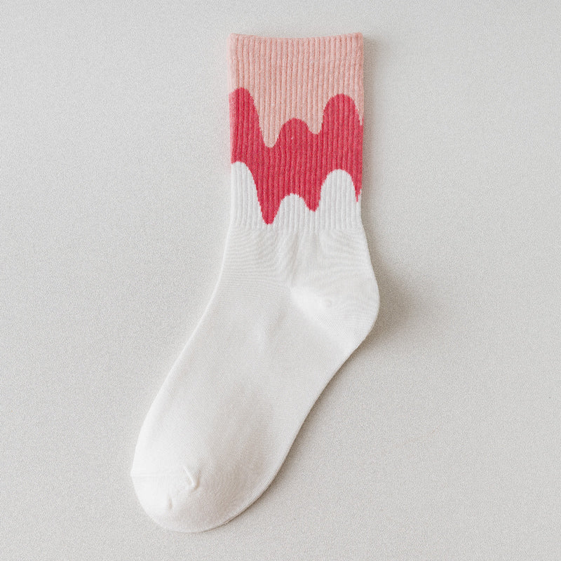 Women's Socks Ice Cream Cream Tube Socks Japanese Style
