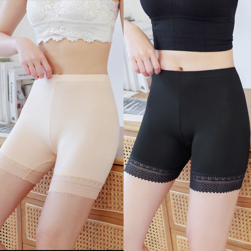 New Pocket Cropped Safety Shorts Women's Anti-exposure Plus Size Summer Modal Base Shorts