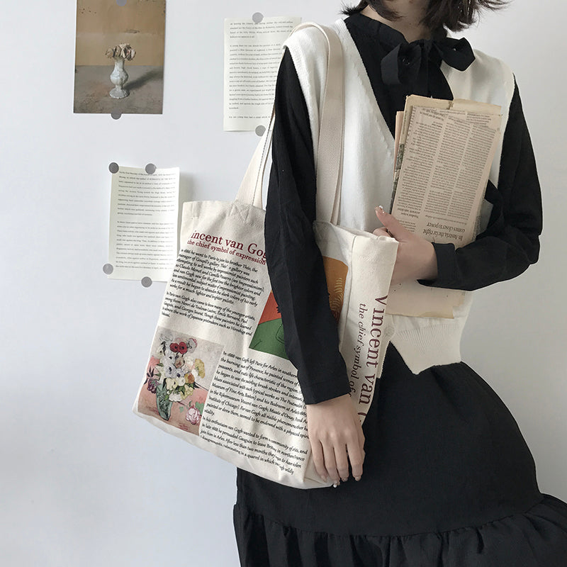 Women's Korean Style Messenger Canvas Bag